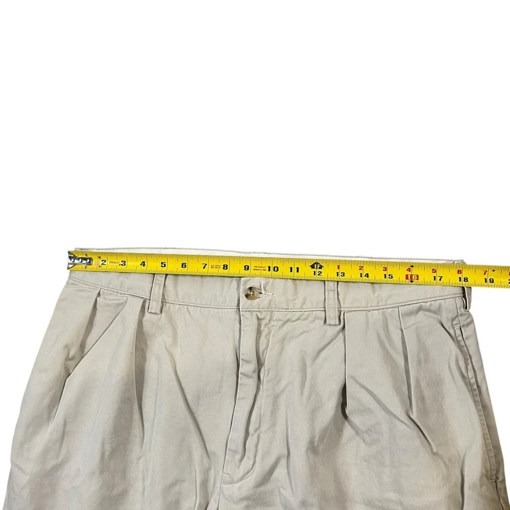 Polo Ralph Lauren Chino Pants Pleated Mens 36x30‎ Khaki Beige